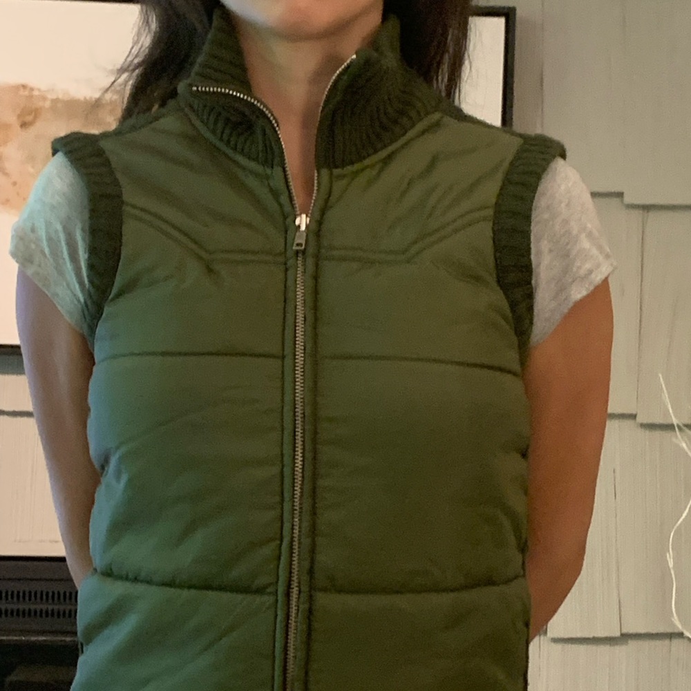 Urban Outfitters BDG green winter vest